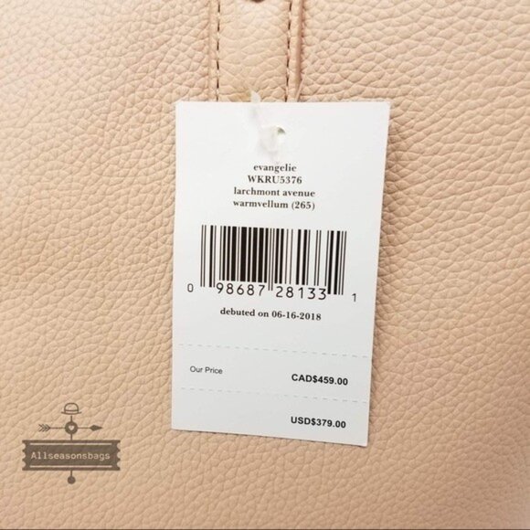 Like New Kate Spade Lise Mulberry Pink Leather Shoulder Bag Purse Handbag - Picture 14 of 14